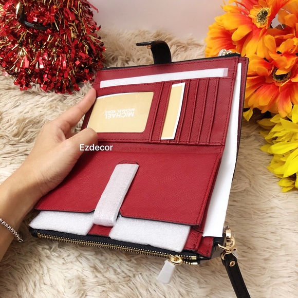 NWT Michael Kors Jet Set Floral Wristlet / Wallet - Picture 8 of 8